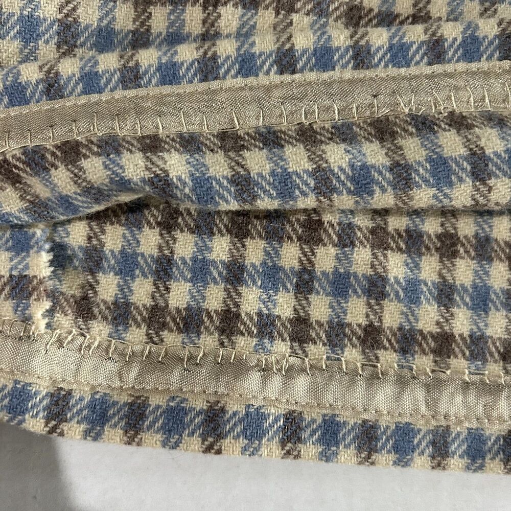 VTG Plaid Gingham Knee Length Wool Skirt, sz S, Classic Autumnal Academia, - Picture 6 of 6